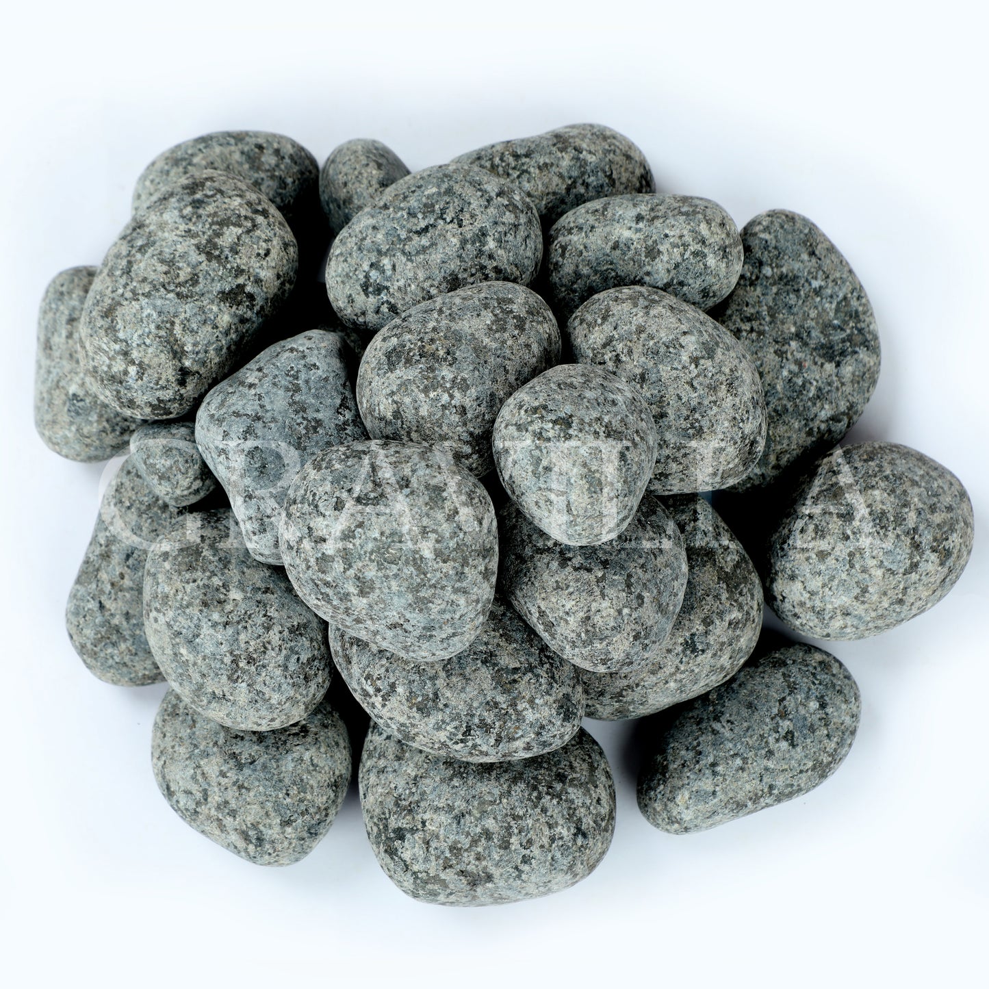 Premium Black Graded Tumbled River Pebbles