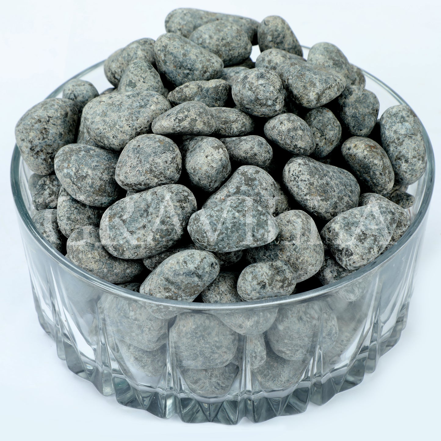 Premium Black Graded Tumbled River Pebbles