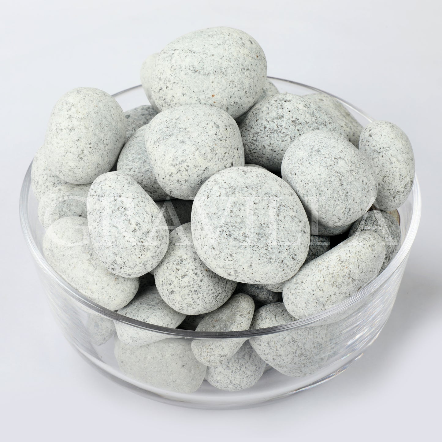 Classic Grey Granite Tumbled Pebbles 25-50mm