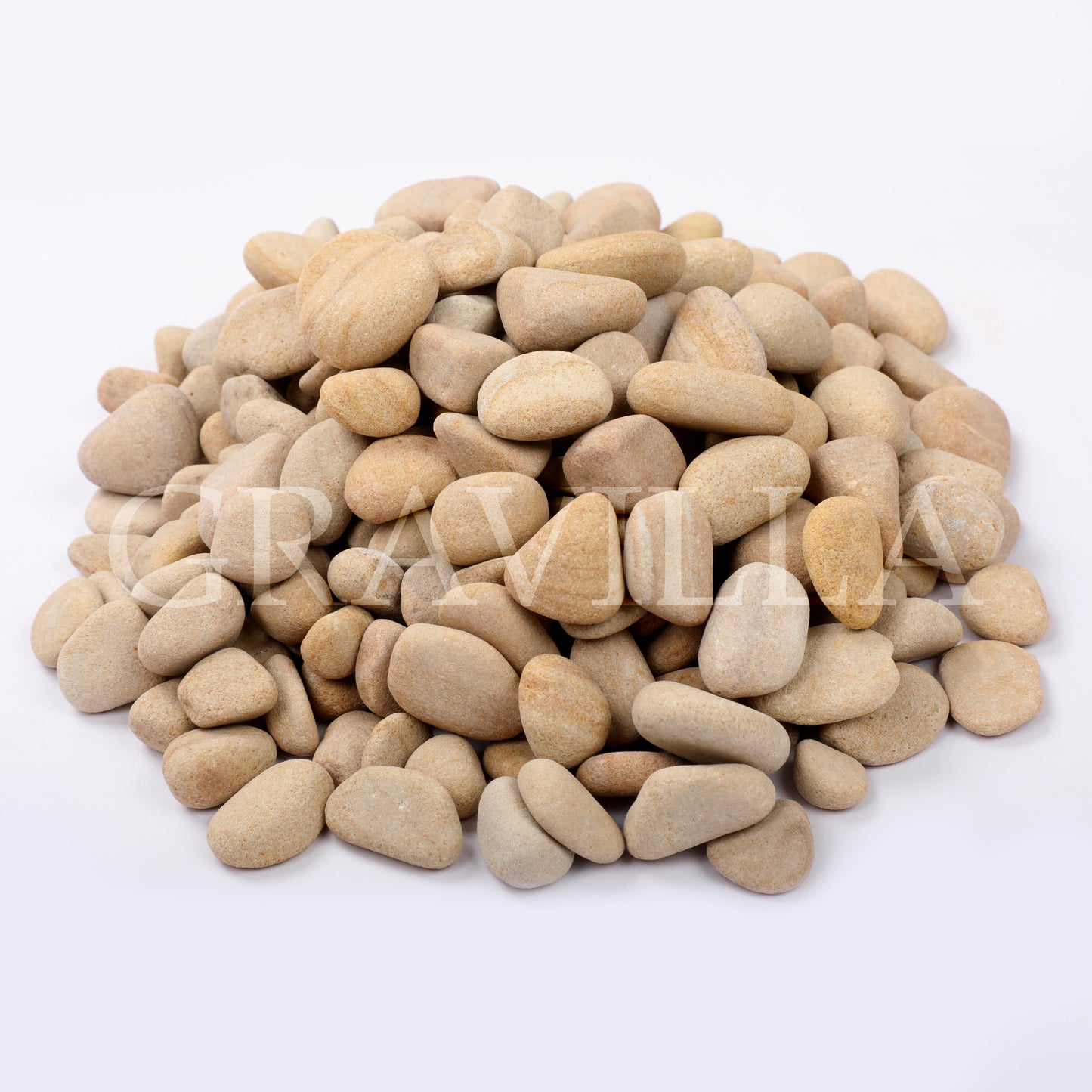 Golden Teak Sandstone Tumbled Pebbles 10-25 mm