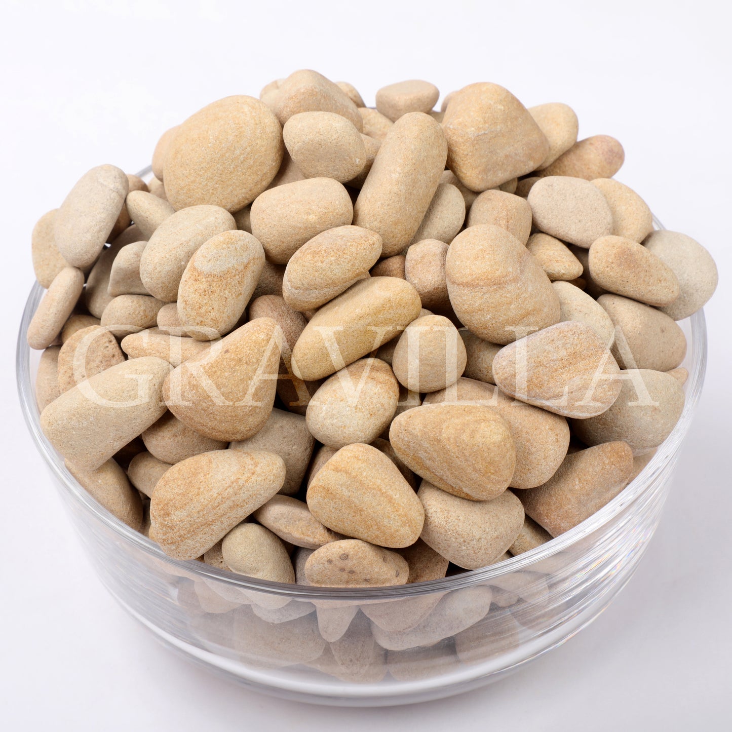 Golden Teak Sandstone Tumbled Pebbles 10-25 mm