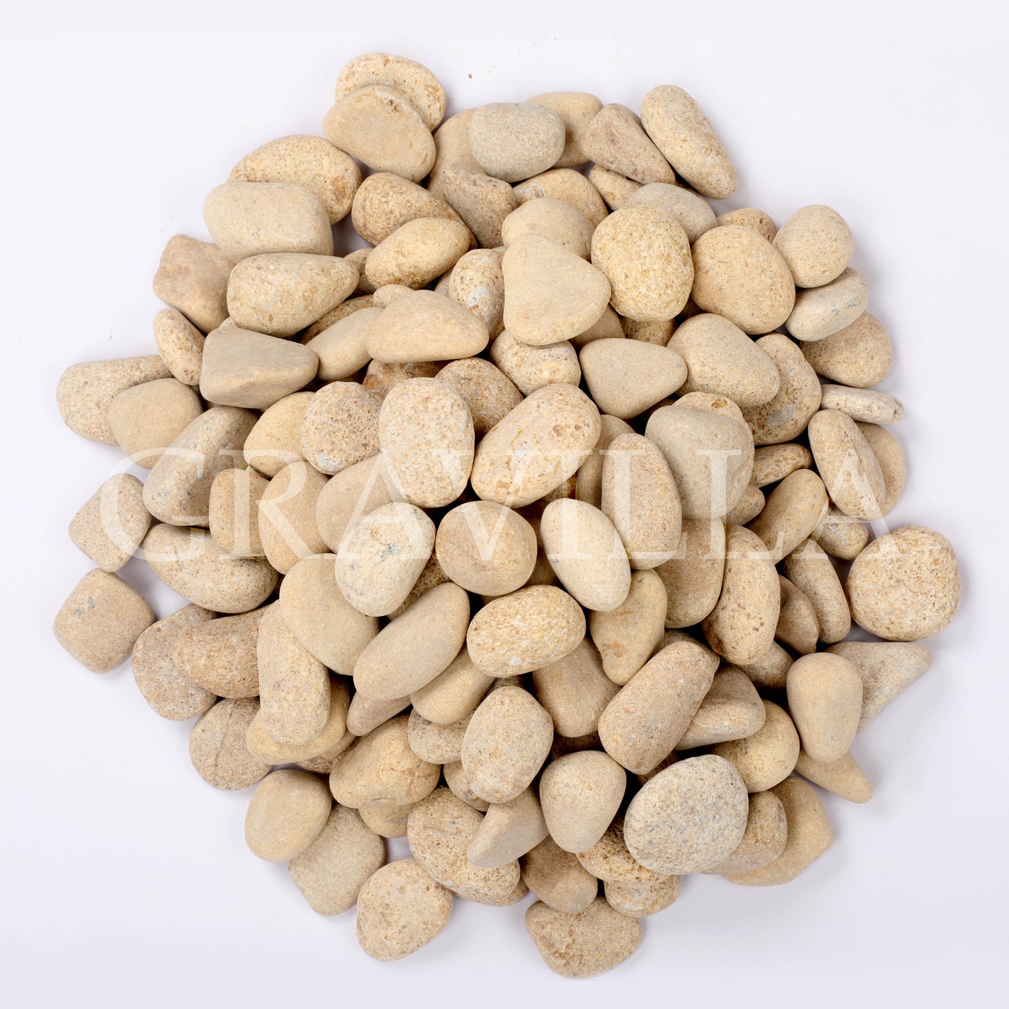 Mystic Gold Limestone Tumbled Pebbles 10-25mm