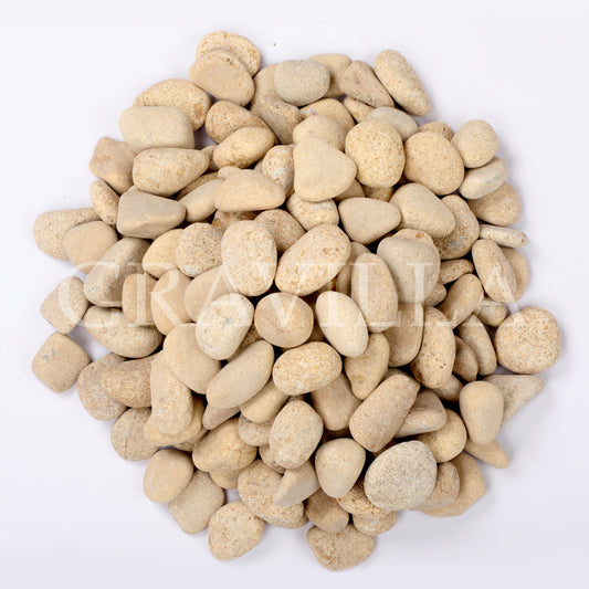 Mystic Gold Limestone Tumbled Pebbles 10-25mm