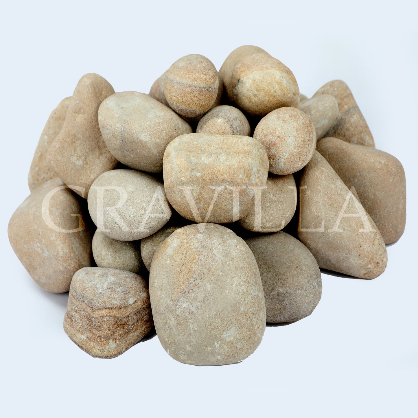 Rainbow Sandstone Tumbled Pebbles 25-50mm