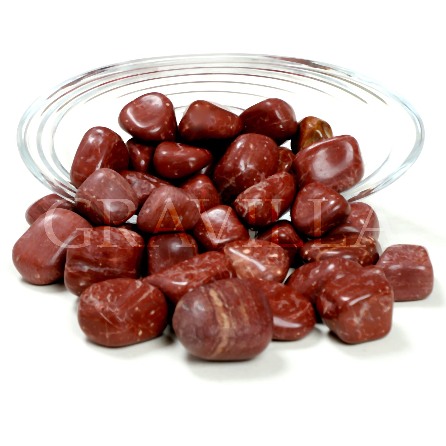 Standard Red Jasper Polished Pebbles 20-40mm