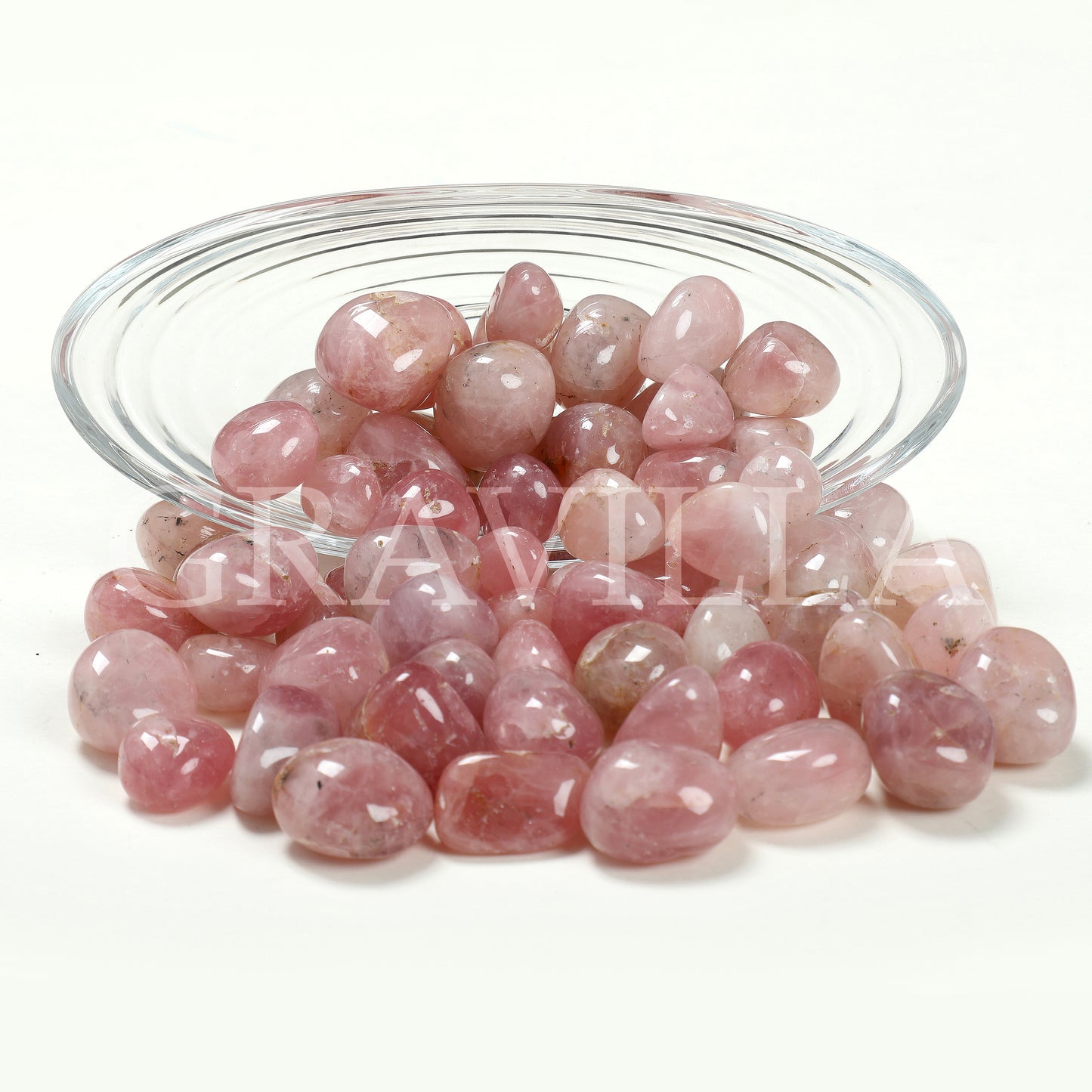 Premium Rose Quartz Polished Pebbles 20-40mm