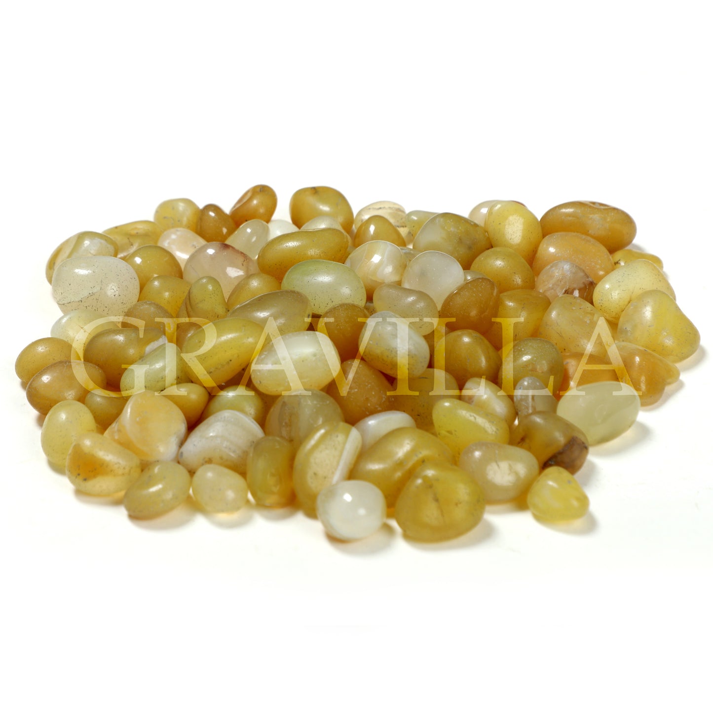 Yellow Onyx Pebbles 20-40mm